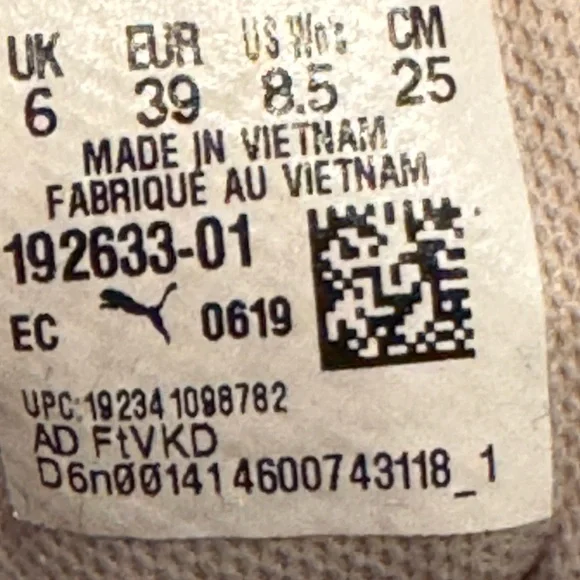 Puma Pink and White Sneakers - Picture 2 of 9